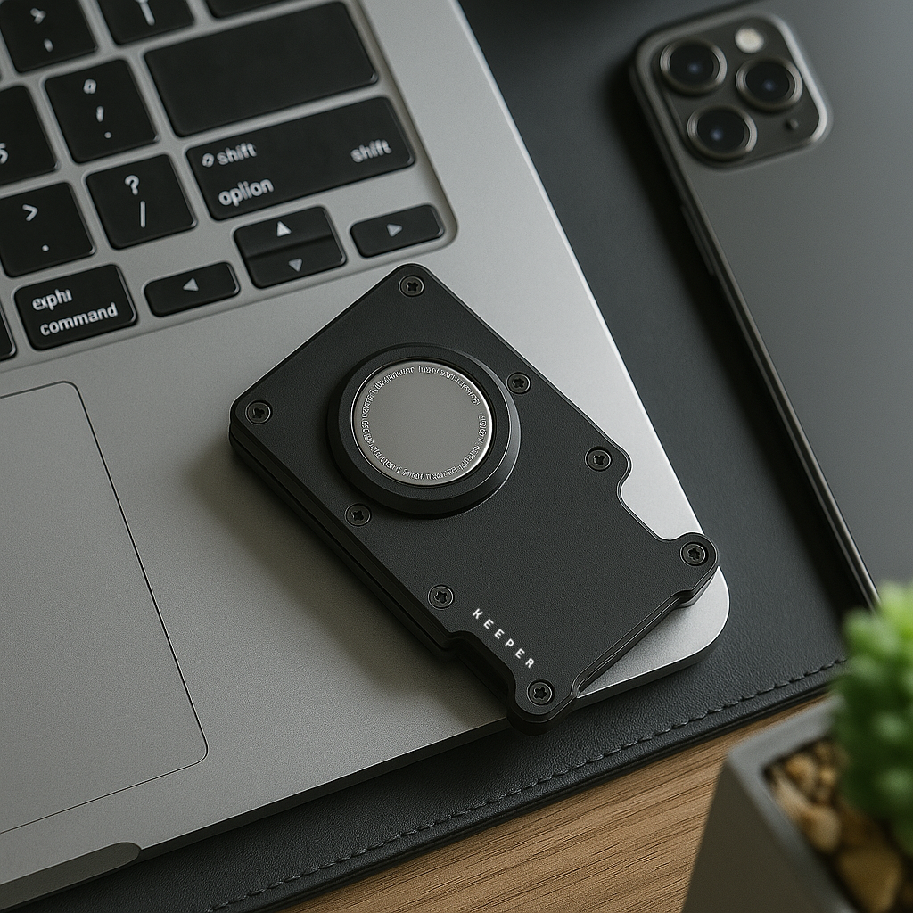 RFID Airtag Negro I Aluminum