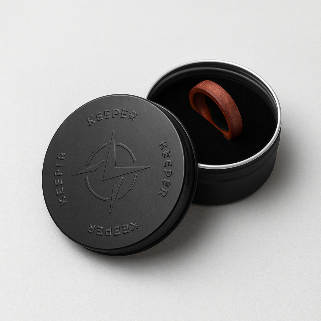 Anillo Artesanal I Madera Bloodwood