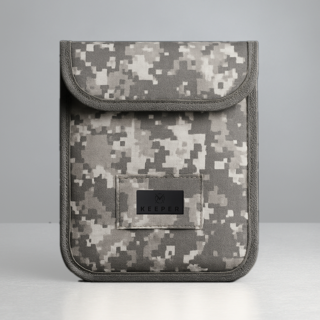 Funda Tablet Camuflaje Pixelado I Faraday I Oxford