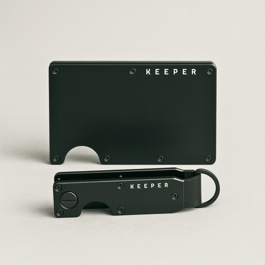 Kit Premium Negro – Cartera + Keycase