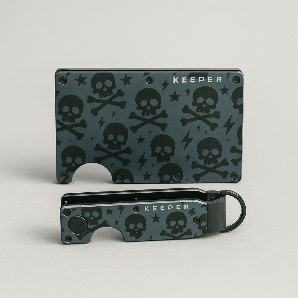 Kit Premium Skull – Cartera + Keycase