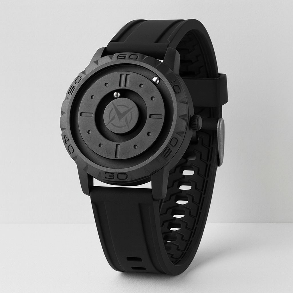 Reloj Suspensión Magnética I Negro I Silicone