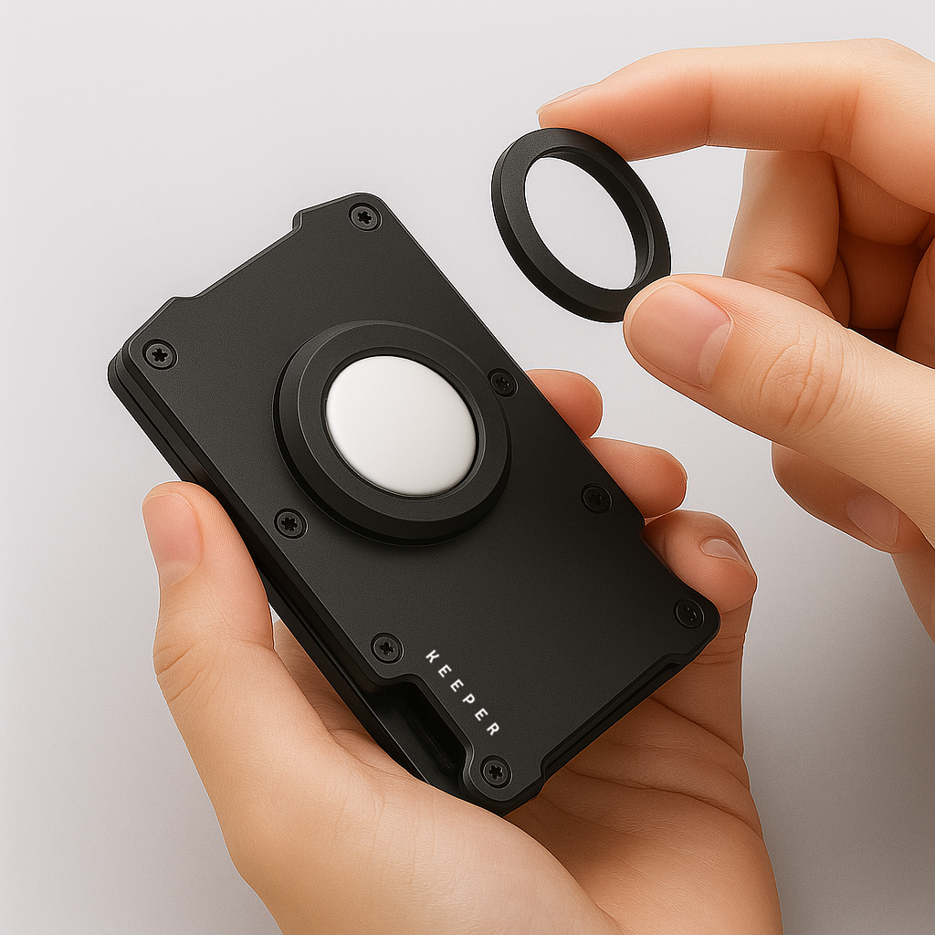 RFID Airtag Negro I Aluminum