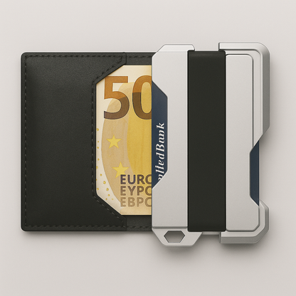 RFID Negro I Cuero I Aluminum