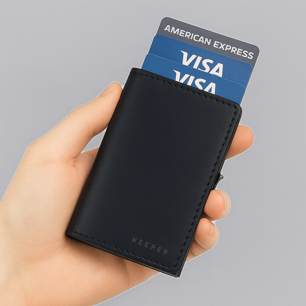 RFID Negro I PU I Aluminum