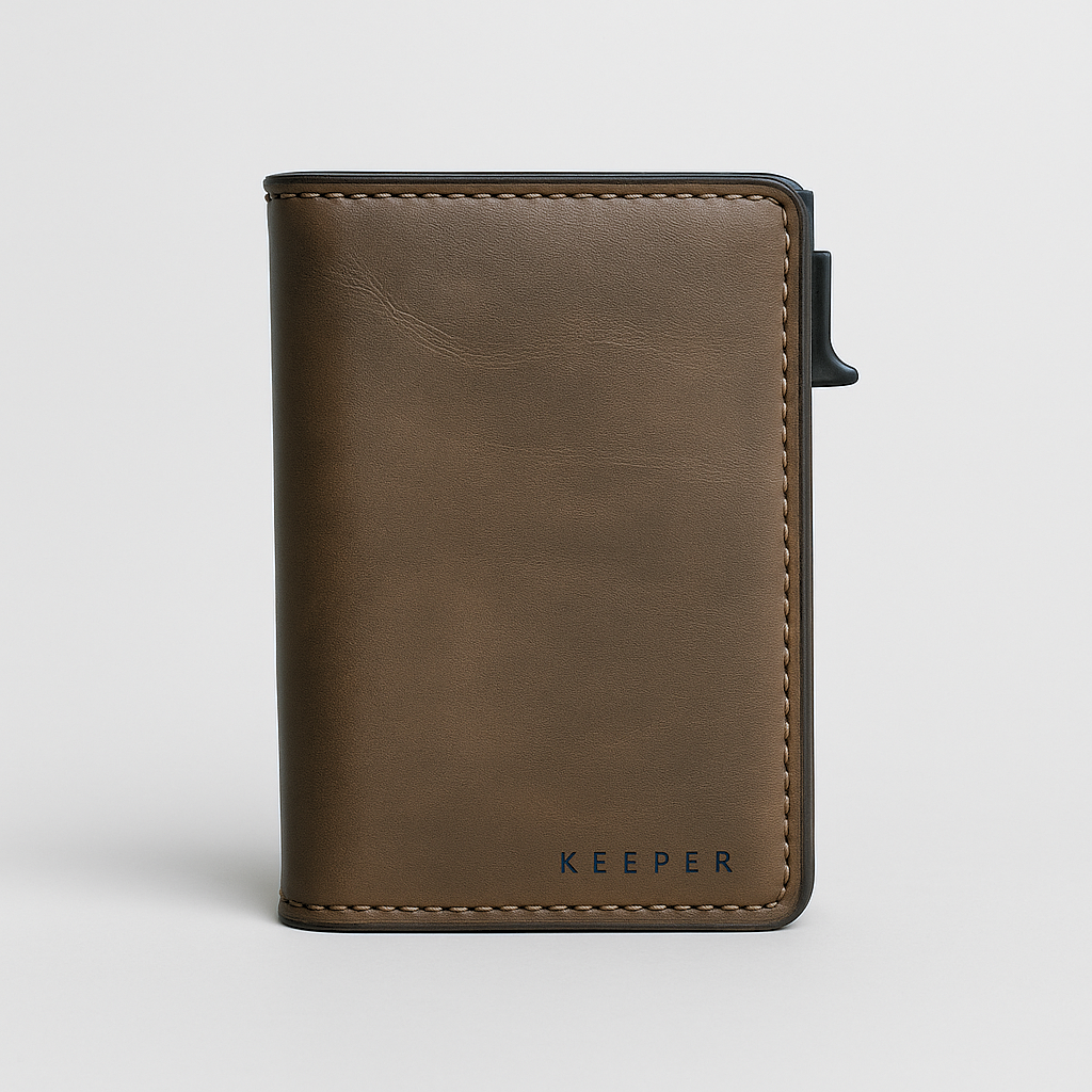 RFID Marrón I PU I Aluminum