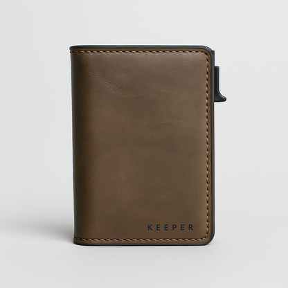 RFID Marrón I PU I Aluminum