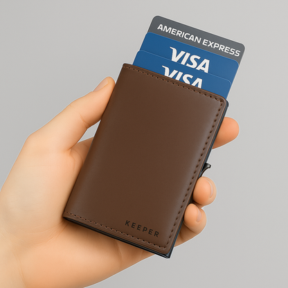 RFID Marrón I PU I Aluminum