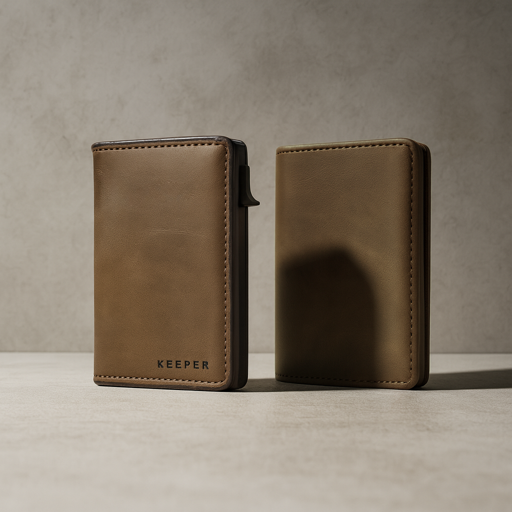 RFID Marrón I PU I Aluminum