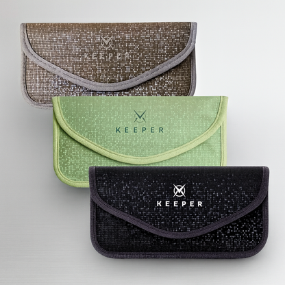 Funda Móvil I Faraday I PU Efecto Brillo