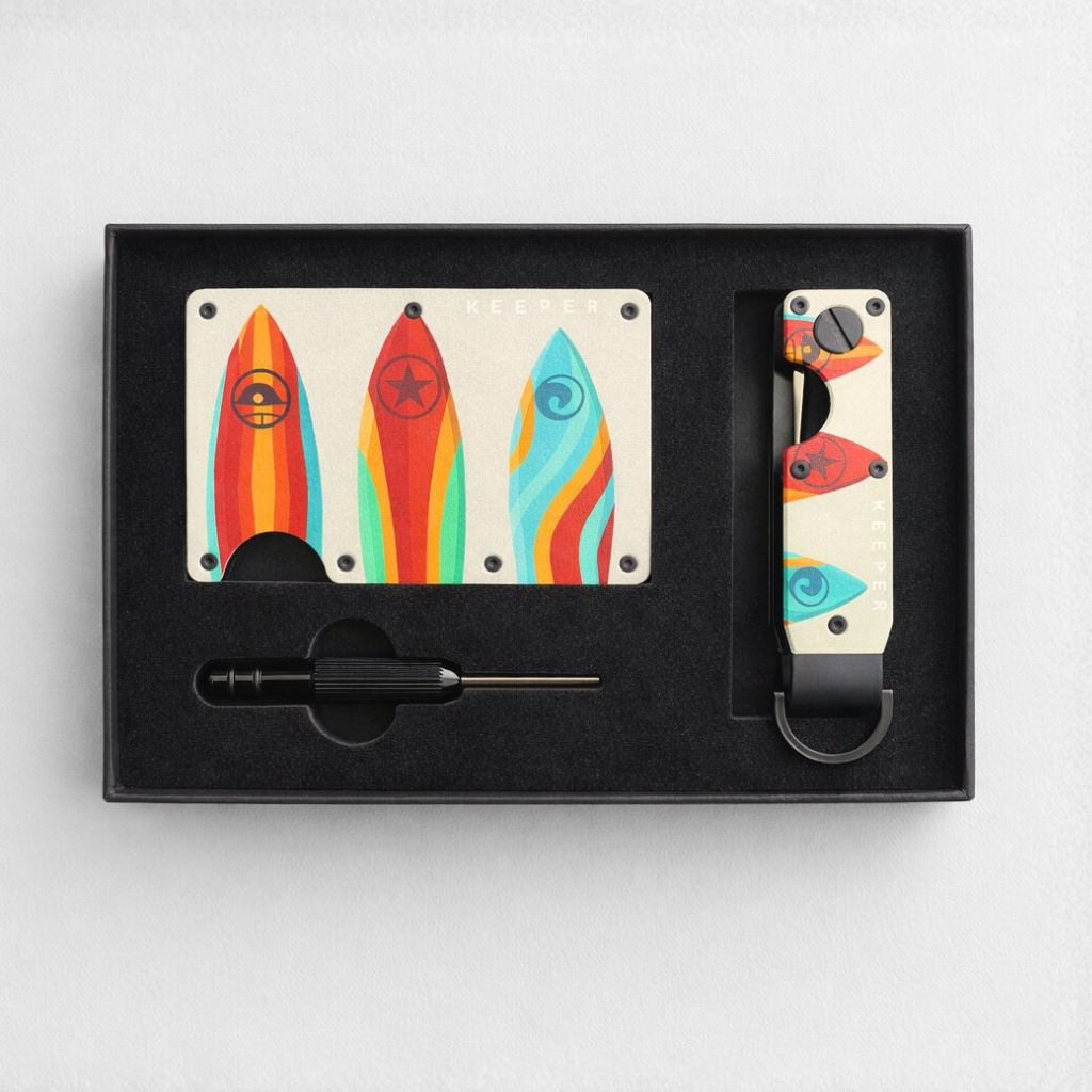 Kit Premium Surfboards – Cartera + Keycase