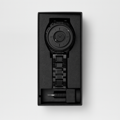 Reloj Suspensión Magnética I Negro I Aluminum