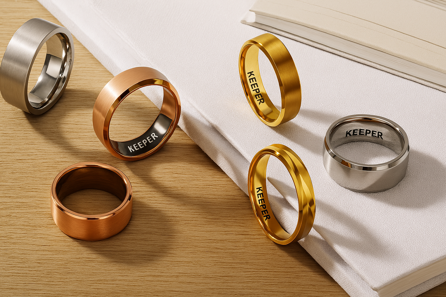 ANILLO BISELADO DE MADERA